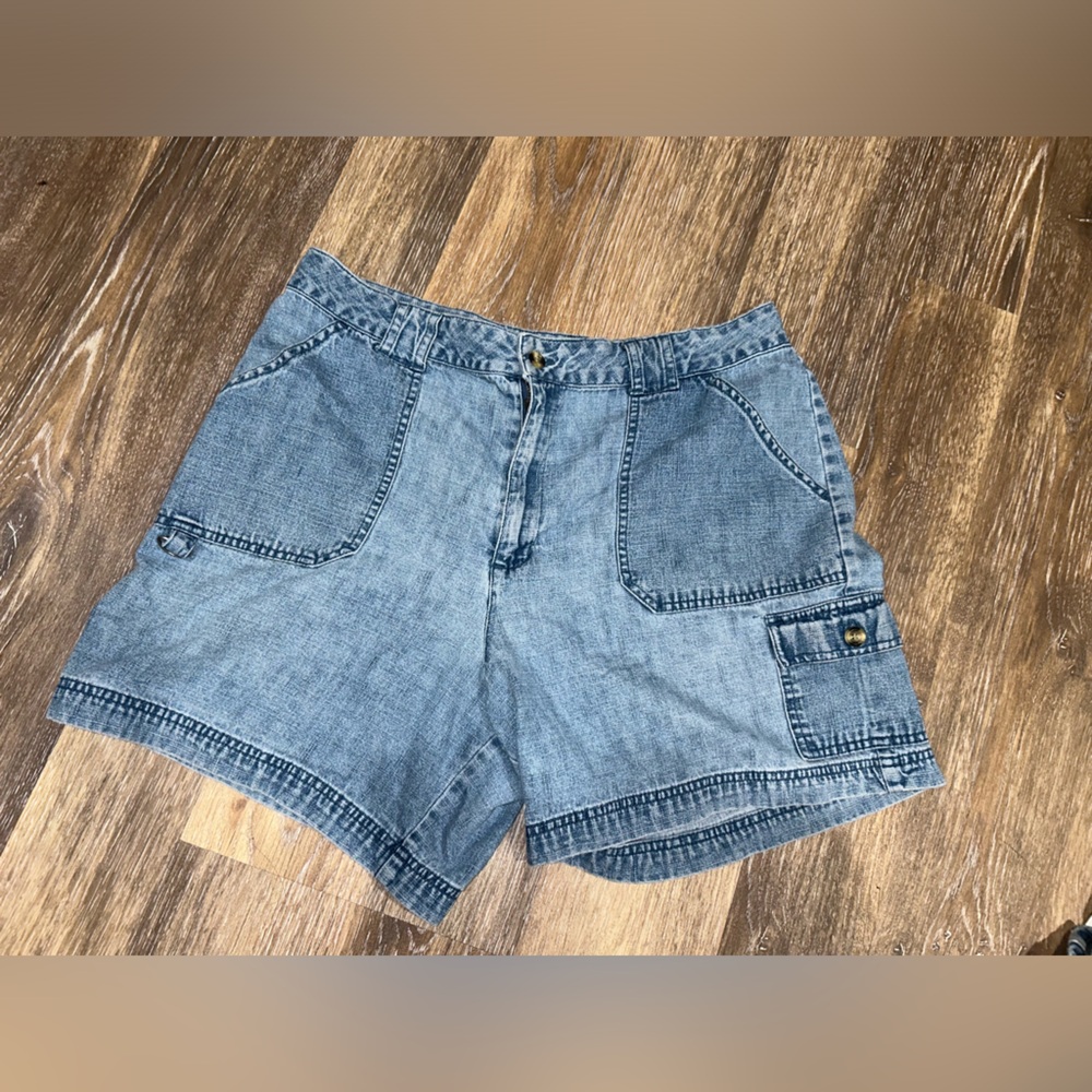 White Stag Light Blue Jean Shorts